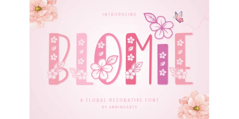 Blomie Font by AnningArts by AnningArts — Decorative Font