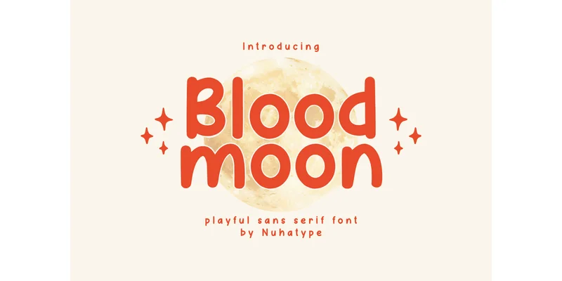 Blood Moon Font by Nuhatype — Sans Serif Font