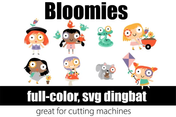 Bloomies by Illustration Ink — Color Fonts Font