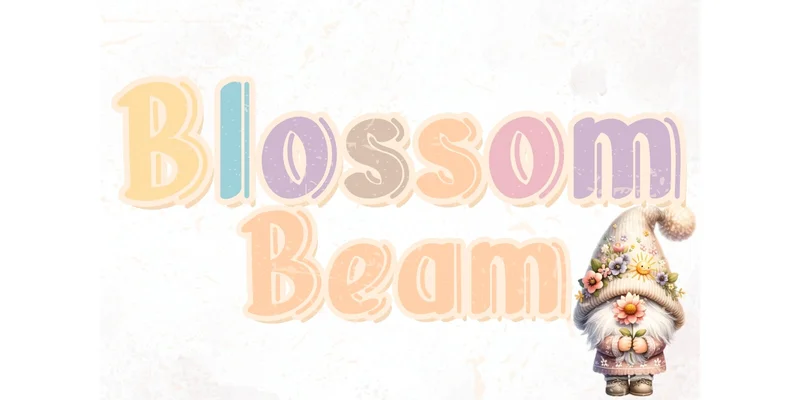 Blossom Beam Font by charmingbear59.design by charmingbear59.design — Display Font