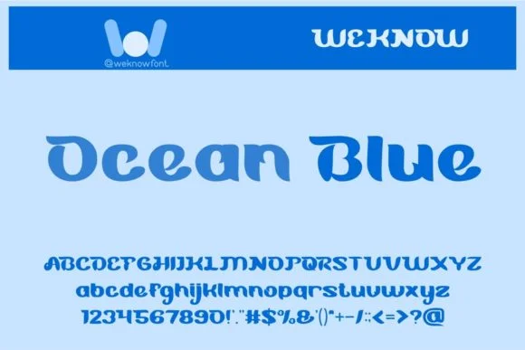 Blue Ocean by weknow — Slab Serif Font