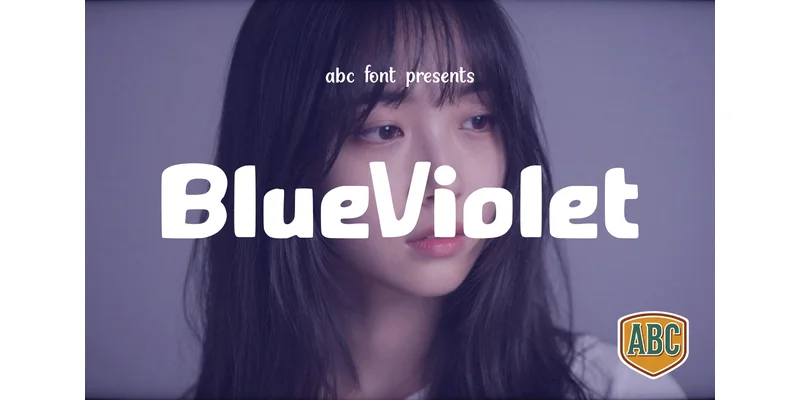 Blueviolet Font by ABC Font — Sans Serif Font