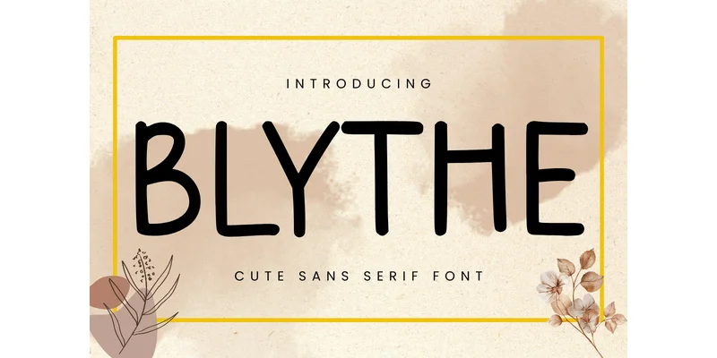 Blythe Font by Letterayu — Sans Serif Font