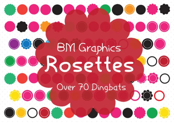 BM Graphics Rosettes by GraphicsBam Fonts — Dingbats Font