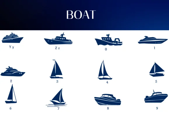 Boat by Heartcraft Atelier — Dingbats Font — thumbnail 4