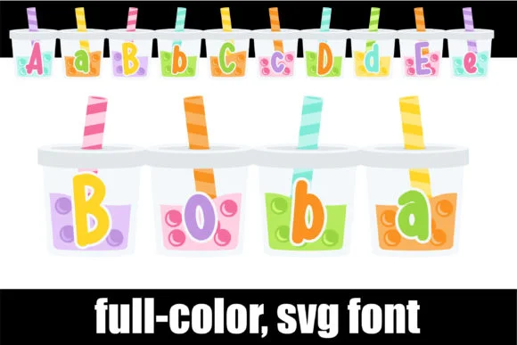 Boba by Illustration Ink — Color Fonts Font