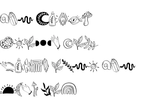 Boho Magic by Sirinart — Dingbats Font — thumbnail 8