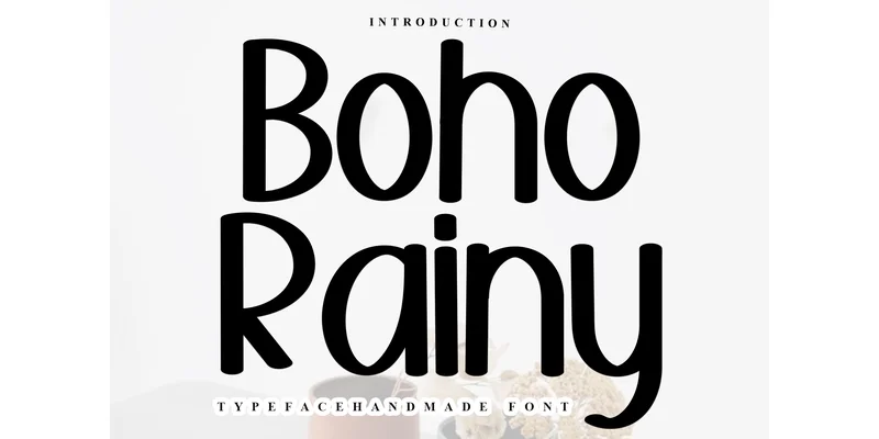 Boho Rainy Font by FreshTypeINK — Sans Serif Font