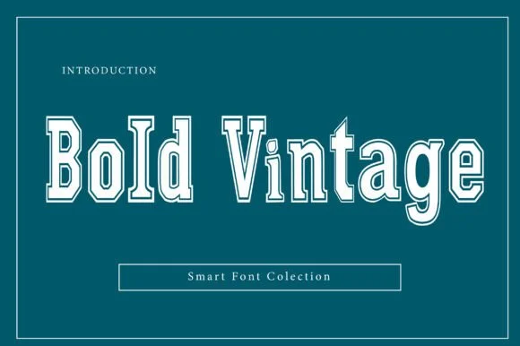 Bold Vintage by Wow Magic — Slab Serif Font