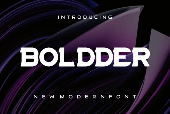 Boldder by prayoga_std — Slab Serif Font
