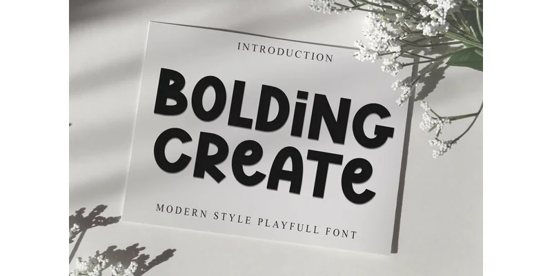 Bolding Create Font by Inermedia STUDIO — Sans Serif Font
