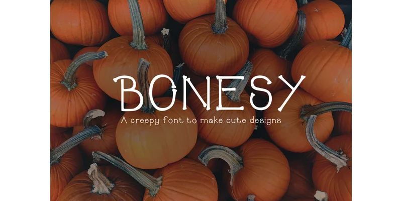 Bonesy Font by Sugar and Bones by Sugar and Bones — Decorative Font — thumbnail 4