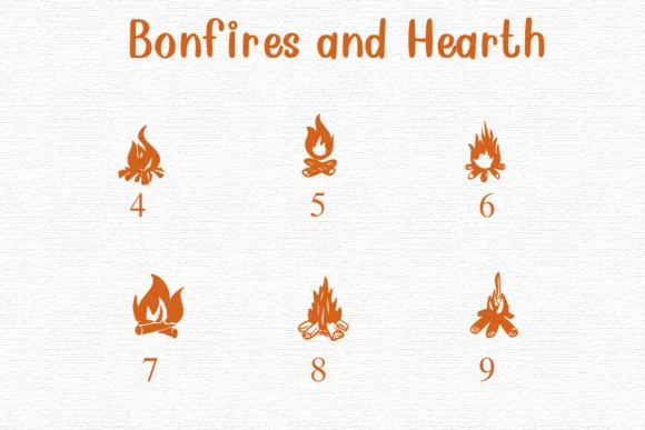 Bonfires and Hearth by Nongyao — Dingbats Font — thumbnail 4