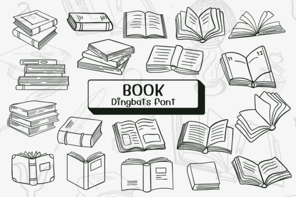 Book by Ketsarin — Dingbats Font