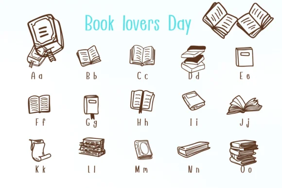 Book Lovers Day by Nongyao — Dingbats Font — thumbnail 2