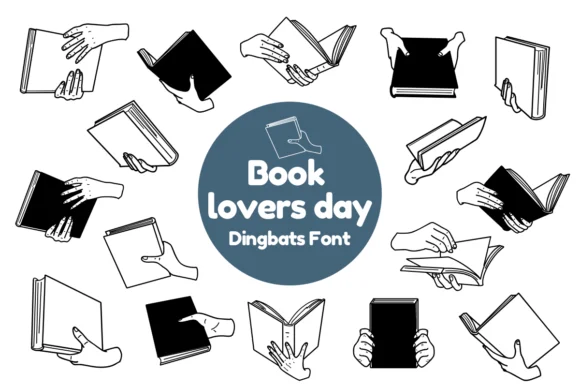 Book Lovers Day by Nun Sukhwan — Dingbats Font