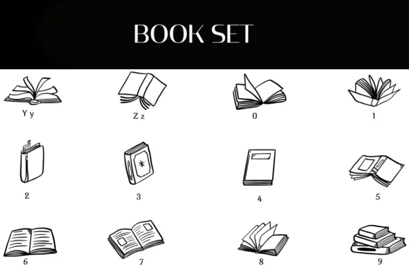 Book Set by Heartcraft Atelier — Dingbats Font — thumbnail 4