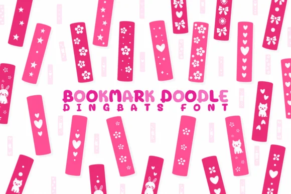 Bookmark Doodle by Chonada — Dingbats Font