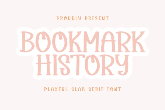 Bookmark History by CraftedType Studio — Slab Serif Font