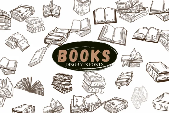 Books by Suphitchaya — Dingbats Font