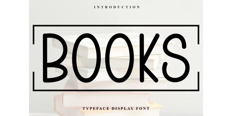 Books Font by FreshTypeINK — Sans Serif Font