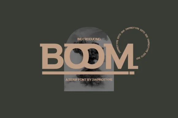 Boom by 3wprotype — Slab Serif Font