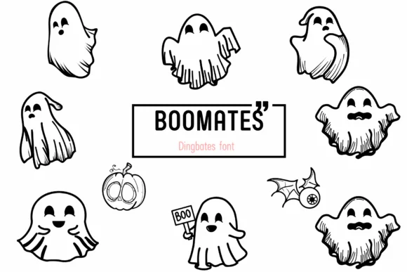 Boomates by Chada Art — Dingbats Font