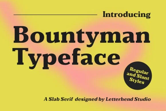 Bountyman by letterhend — Slab Serif Font