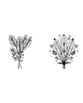 Bouquet of Feathers by MOMAT THIRTYONE — Dingbats Font — thumbnail 5