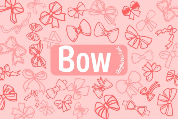 Bow by Chonada — Dingbats Font