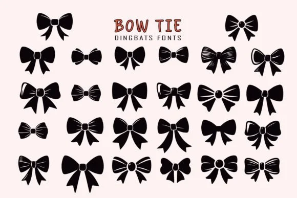 Bow Tie by Eystore — Dingbats Font