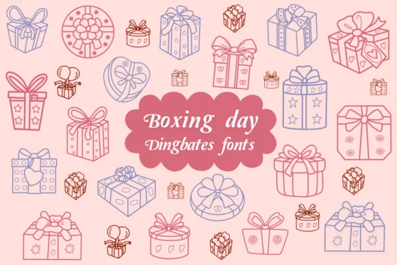 Boxing Day by Natchuta — Dingbats Font
