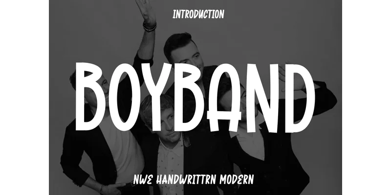 Boyband Font by Plafont store — Display Font