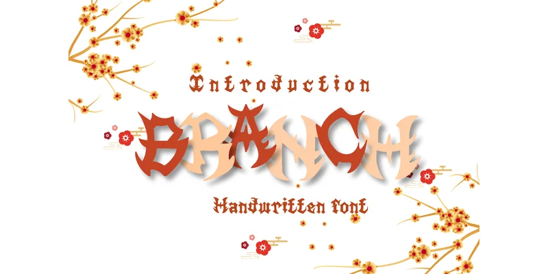 Branch Font by Sirinart by Sirinart — Blackletter Font