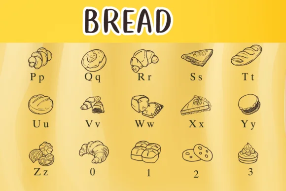 Bread by Nongyao — Dingbats Font — thumbnail 3