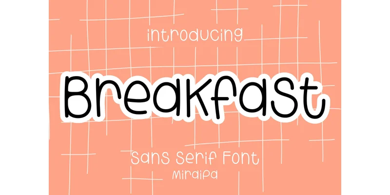 Breakfast Font by miraipa — Sans Serif Font