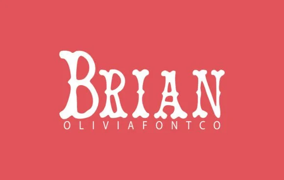 Brian by OliviaFontCo — Slab Serif Font