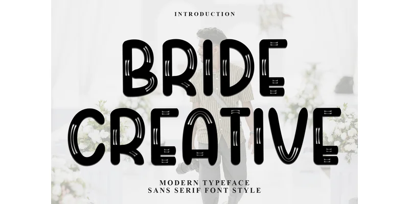 Bride Creative Font by PiPi Creative — Sans Serif Font