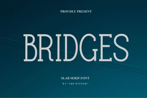 Bridges by The1stWinner — Slab Serif Font
