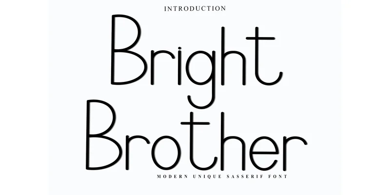 Bright Brother Font by FreshTypeINK — Sans Serif Font