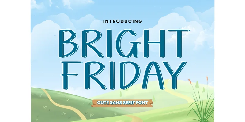 Bright Friday Font by Letterayu — Sans Serif Font
