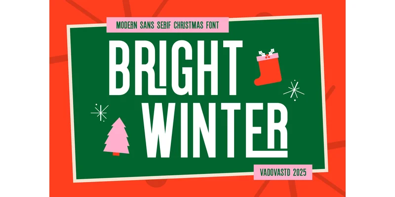 Bright Winter Font by Vadova Std — Sans Serif Font