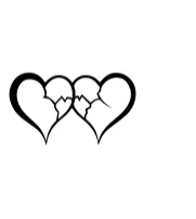 Broken Heart Heart by MOMAT THIRTYONE — Dingbats Font — thumbnail 3
