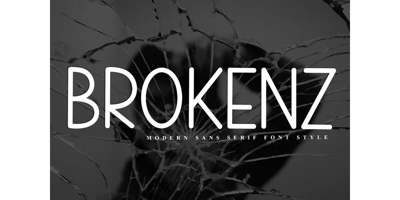 Brokenz Font by FreshTypeINK — Sans Serif Font