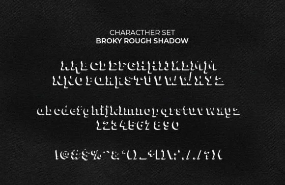 Broky Rough by Storic — Slab Serif Font — thumbnail 2