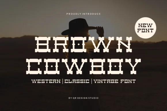 Brown Cowboy by qrdesignstd — Slab Serif Font