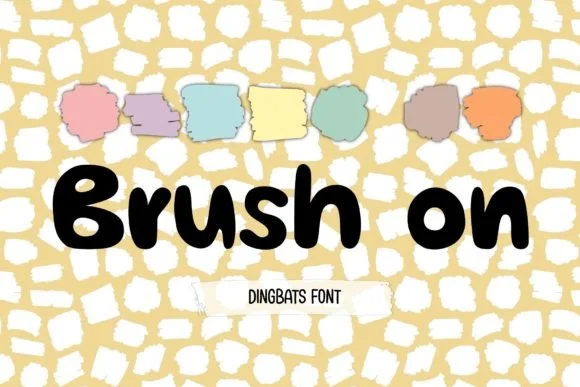 Brush on by DREAMs Soul G. — Dingbats Font