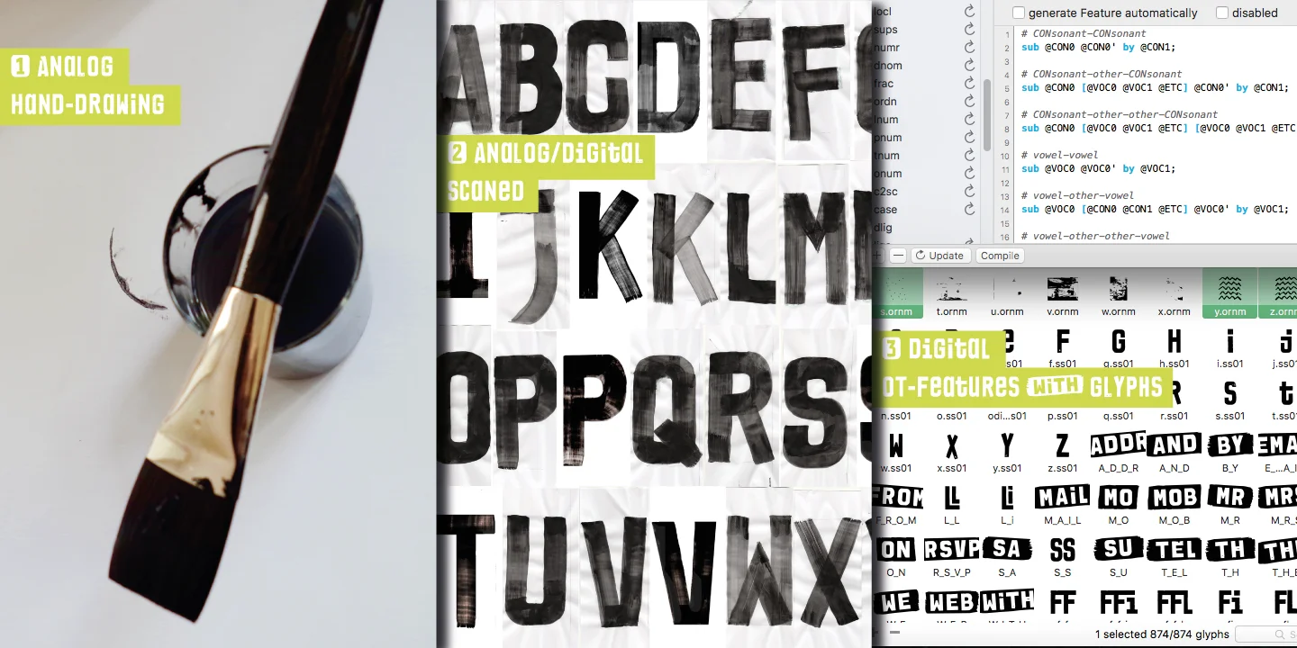 Brush Poster Grotesk Extras by TypoGraphicDesign — Dingbats Font — thumbnail 5