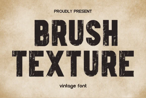 Brush Texture by Eystore — Slab Serif Font