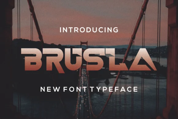 Brusla by prayoga_std — Slab Serif Font